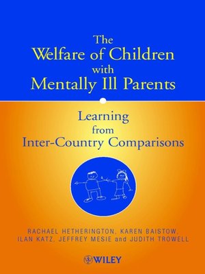 cover image of The Welfare of Children with Mentally Ill Parents